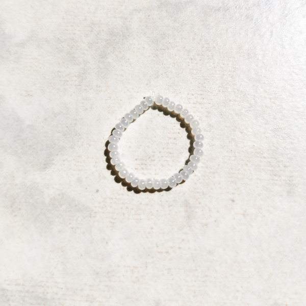 Μικροσκοπικό δαχτυλίδι minimal seed bead ring - μικρά - 2