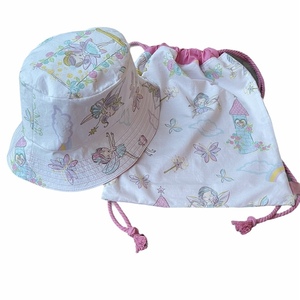 Σακίδιο πλάτης με ασορτί καπέλο fairy - ύφασμα, κορίτσι, σακίδια πλάτης, νεράιδα, καπέλο