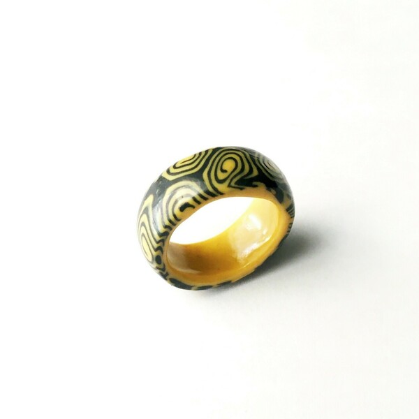Δαχτυλίδι από πολυμερικό πηλό - χρωματιστό, πηλός, βεράκια, σταθερά, φθηνά