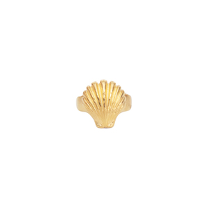 Δαχτυλίδι Αυξομειούμενο "Shell" - επιχρυσωμένα, επάργυρα, μικρά, boho, αυξομειούμενα - 3
