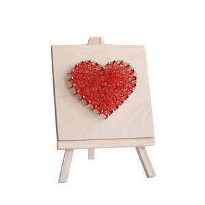 Διακοσμητική καρδιά σε ξύλινο καβαλέτο - ξύλο, καρδιά, αγάπη, διακοσμητικά, δώρα αγίου βαλεντίνου