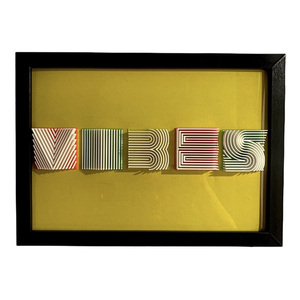 VIBES διακοσμητικό κάδρο - διακοσμητικό, πίνακες & κάδρα, πρωτότυπα δώρα, 3d εκτύπωση