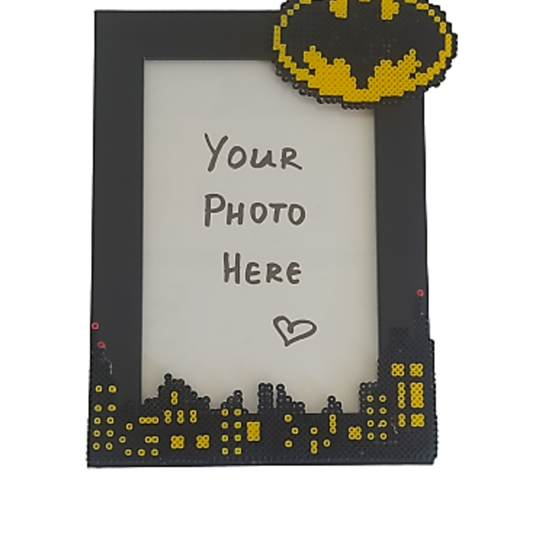 Batman pixelart frame - ξύλο, γυαλί, πλαστικό, σπίτι, κορνίζες - 5