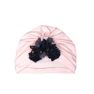 Τουρμπάνι ροζ με μαύρο - τουρμπάνι, turban