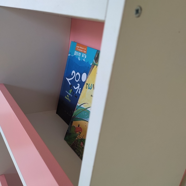 Παιδική βιβλιοθήκη απο ξύλο 120x50x20 ΥxΠxΒ - κορίτσι, αγόρι, δώρο, οργάνωση & αποθήκευση - 4
