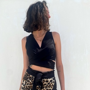 Μαύρο κροπ τοπ - crop top