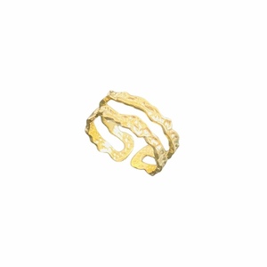 Δαχτυλίδι ασήμι 925 επιχρυσωμένο- waves of life - chevalier, αυξομειούμενα, επιχρυσωμένα, ασήμι 925, ασήμι