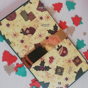 Χριστουγεννιάτικος φάκελος για να προσφέρετε χρήματα ως δώρο - ύφασμα, ευχετήριες κάρτες - 5