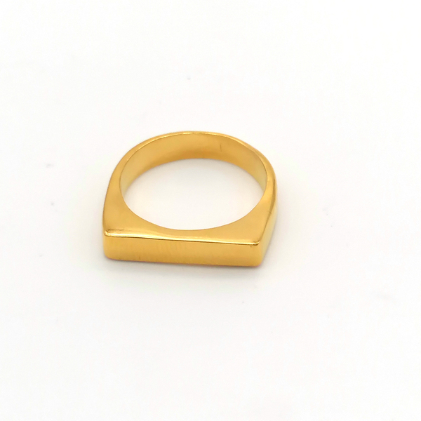 Χειροποίητο Δαχτυλίδι Liny - ασήμι, επιχρυσωμένα, μικρά, σταθερά - 2