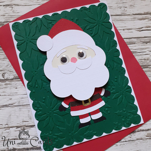 Σετ 2 χριστουγεννιάτικων καρτών - Ξωτικό και Άγιος Βασίλης - χριστουγεννιάτικο, άγιος βασίλης, για παιδιά, ευχετήριες κάρτες - 2