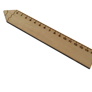 Ξύλινος χάρακας μολύβι - ξύλο, σχολικό