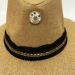 Ψάθινο καπέλο - brown love - ψάθινα - 2