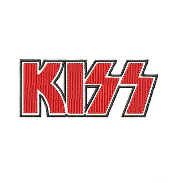 Βαμβακερό μπλουζάκι με κεντητό σχέδιο rock band KISS - βαμβάκι, κεντητά, δώρο, halloween - 3