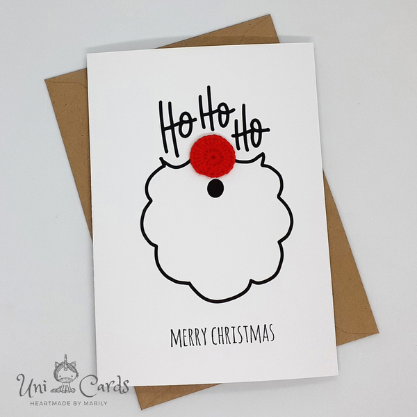 Σετ 3 καρτών - Santa Claus - merry christmas, άγιος βασίλης, ευχετήριες κάρτες - 2