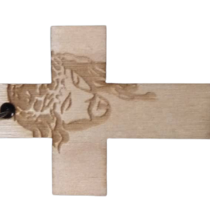 Μπρελόκ με χάραξη τον Ιησού Χριστό - ξύλινα, αυτοκινήτου, σπιτιού