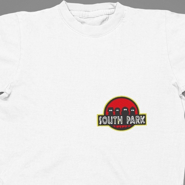 Βαμβακερό μπλουζάκι με κεντητό σχέδιο South Park - βαμβάκι, κεντητά, δώρο