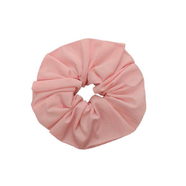 Χειροποίητο scrunchie ροζ βαμβακερό. - κοκκαλάκι, statement, ύφασμα, δώρα για γυναίκες, λαστιχάκια μαλλιών