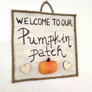 Welcome to our pumpkin patch - vintage, πίνακες & κάδρα - 2