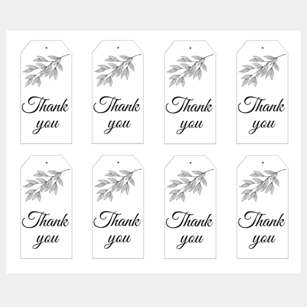 Εκτυπώσιμα καρτελάκια Printable thank you cards - χειροποίητα, καρτελάκια - 3