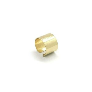 Φαρδύ δαχτυλίδι σε χρυσή απόχρωση - ορείχαλκος, μπρούντζος, μεγάλα, αυξομειούμενα - 2