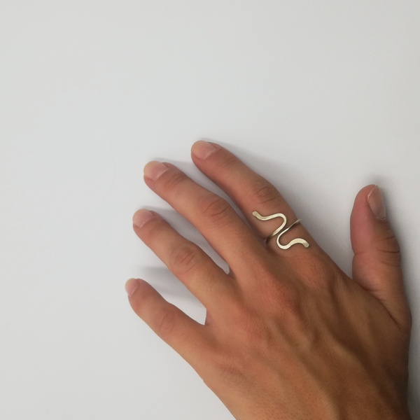 Ίσιδα δαχτυλίδι από αλπακά - αλπακάς, δώρο, μεγάλα, αυξομειούμενα, φθηνά - 3