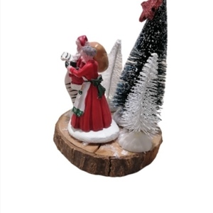Χριστουγεννιάτικο διακοσμητικό δαπέδου - ξύλο, διακοσμητικά, άγιος βασίλης, δέντρο - 2