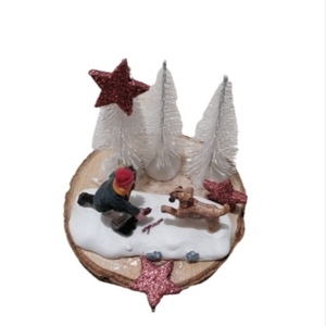 Χριστουγεννιάτικο διακοσμητικό - ξύλο, διακοσμητικά, δέντρο - 4