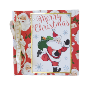 Χριστουγεννιάτικο άλμπουμ για φωτογραφίες Merry Christmas - χειροποίητα, άλμπουμ, χριστουγεννιάτικα δώρα, άγιος βασίλης