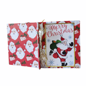 Χριστουγεννιάτικο άλμπουμ για φωτογραφίες Merry Christmas - χειροποίητα, άλμπουμ, χριστουγεννιάτικα δώρα, άγιος βασίλης - 4