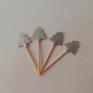 Christmas tree cupcake toppers - διακοσμητικά για τούρτες, διακοσμητικά, δέντρο - 5