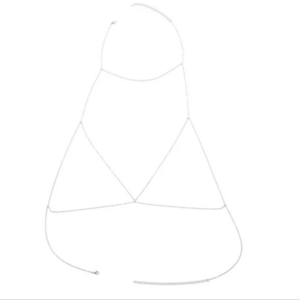 Simple chain bralette - ασήμι, αλυσίδες, ατσάλι