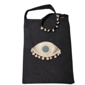 Shopping bag "Keep an eye on you"3 - ύφασμα, ώμου, χιαστί, all day, Black Friday