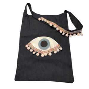 Shopping bag "Keep an eye on you"4 - ύφασμα, ώμου, χιαστί, all day, Black Friday