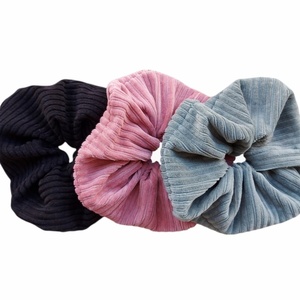 3 medium scrunchies Λαστιχάκια μαλλιών 2 - ύφασμα, βελούδο, για τα μαλλιά, λαστιχάκια μαλλιών
