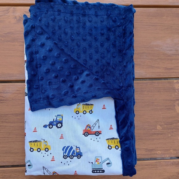 Βρεφική κουβέρτα, χειροποίητη, 90x70 εκ, ιδανικό δώρο - κορίτσι, αγόρι, χειροποίητα, δώρο γέννησης, κουβέρτες - 3