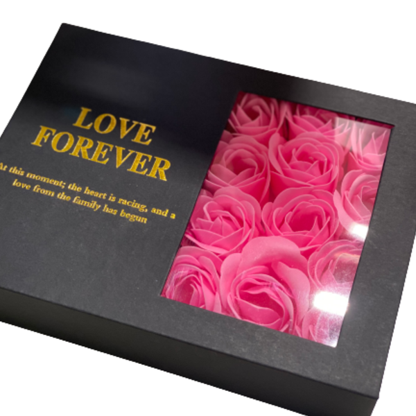 Κόσμημα λαιμού απο ατσάλι σε Κασετίνα με τριαντάφυλλα Handmade in Plomari - δώρο, τριαντάφυλλο, άπειρο, γενέθλια - 2