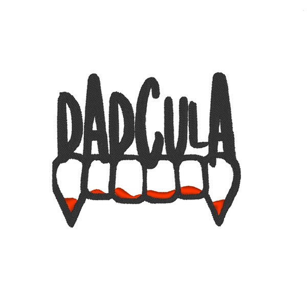Βαμβακερό μπλουζάκι με κεντητό σχέδιο Halloween Dadcula - βαμβάκι, κεντητά, halloween - 3