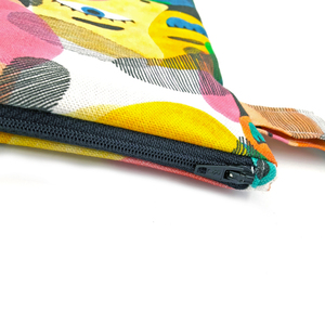 Pouch Prosopa medium 27.5x22cm - ύφασμα, καλλυντικών, ταξιδίου, μικρές, φθηνές - 3