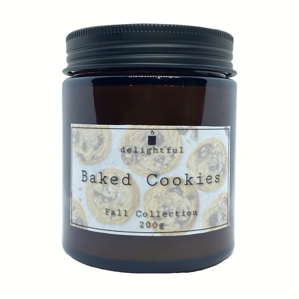 Baked Cookies Αρωματικό Κερί - αρωματικά κεριά, φθινόπωρο, vegan friendly