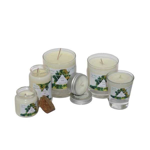 Χειροποίητο Κερί Σόγιας 250ml σειρά InsectRepellent Kaimemellei - αρωματικά κεριά, διακοσμητικά, κεριά, αρωματικό χώρου, κερί σόγιας - 3