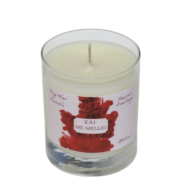 Χειροποίητο Κερί Σόγιας 250ml σειρά Season’sGreetings Kaimemellei - αρωματικά κεριά, διακοσμητικά, κεριά, αρωματικό χώρου, κερί σόγιας
