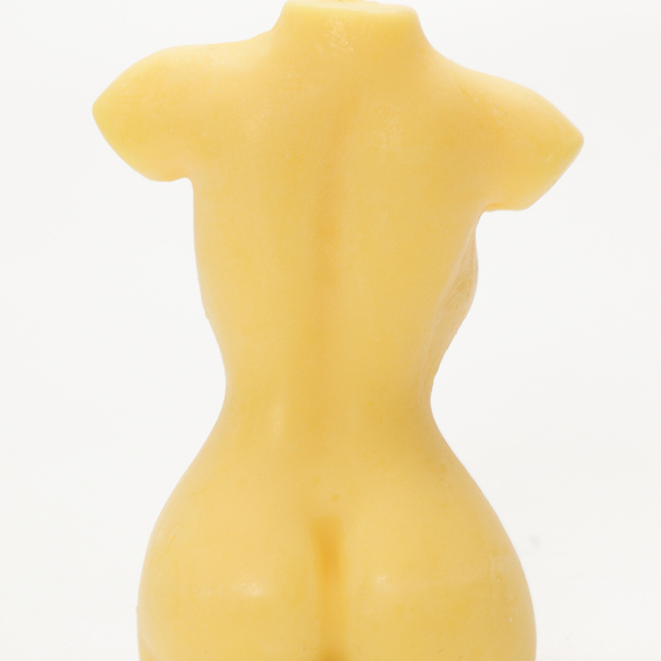 Αρωματικό Κερί Γυναικείο Σώμα - Κίτρινο - αρωματικά κεριά - 2
