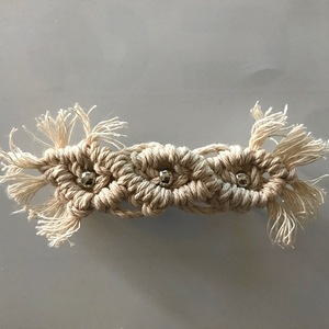 Τσιμπιδάκι μακραμέ μπαρέτα - hair clips