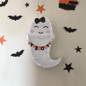 Πινιάτα φάντασμα halloween ύψος 55 εκ. - halloween, πινιάτες - 3