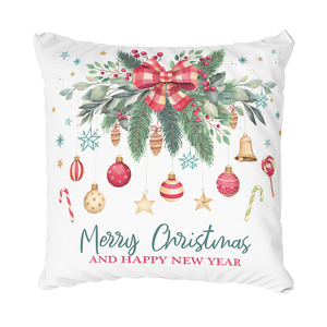 015 Σετ 2 καλύμματα μαξιλαριών με χριστουγεννιάτικο θέμα - ύφασμα, διακοσμητικά, χριστουγεννιάτικα δώρα, μαξιλάρια