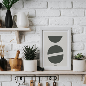 σετ 2 abstract artprints σε παστελ πράσινους χρωματισμούς | 21x30cm | words & shapes - δώρο, διακόσμηση, αφίσες, abstract - 3