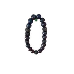 Βραχιόλι Μαργαριτάρι Μαύρο - ημιπολύτιμες πέτρες, πέρλες, χεριού