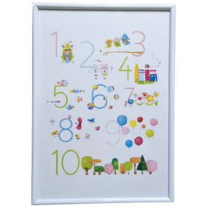 Παιδικό κάδρο διακοσμητικό- εκπαιδευτικό με αριθμούς σε πάλ χρώματα ( 22χ 31 εκ. ) - πίνακες & κάδρα, κορίτσι, αγόρι, δώρα για παιδιά, παιδικά κάδρα - 3