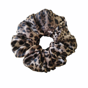 Xl scrunchie animal print - animal print, boho, λαστιχάκια μαλλιών