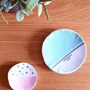 Trinket tray COLOUR set - πηλός